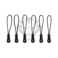 Claw Gear Zipper Puller Medium 6-pack - Black